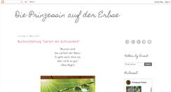 Desktop Screenshot of dieprinzessinaufdererbse.blogspot.com