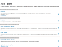 Tablet Screenshot of java-esina.blogspot.com