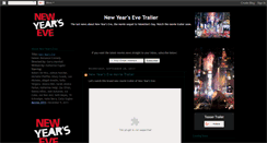 Desktop Screenshot of new-years-eve-movie-trailer.blogspot.com