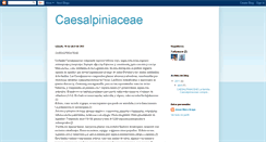 Desktop Screenshot of caesalpiniaceae.blogspot.com