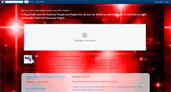 Desktop Screenshot of americaforhaitiearthquakerelieffund.blogspot.com