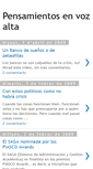 Mobile Screenshot of lospensamientosenvozalta.blogspot.com