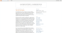 Desktop Screenshot of jaymeister.blogspot.com