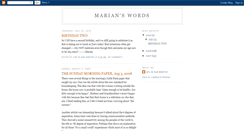 Desktop Screenshot of marianswords.blogspot.com