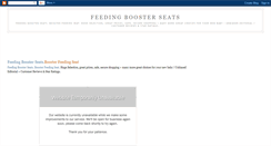 Desktop Screenshot of feedingboosterseats.blogspot.com