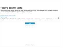 Tablet Screenshot of feedingboosterseats.blogspot.com