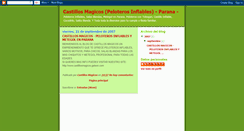 Desktop Screenshot of castillosmagicos.blogspot.com