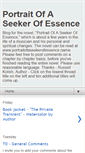 Mobile Screenshot of portraitofaseekerofessence.blogspot.com