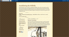 Desktop Screenshot of annihilatingthehillbilly.blogspot.com