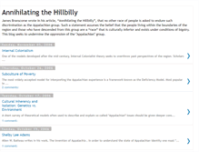 Tablet Screenshot of annihilatingthehillbilly.blogspot.com