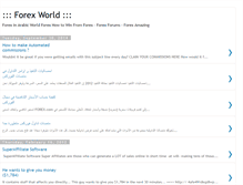 Tablet Screenshot of forex-arabian.blogspot.com