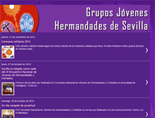 Tablet Screenshot of gruposjovenesdesevilla.blogspot.com