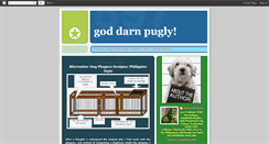 Desktop Screenshot of goddarnpugly.blogspot.com