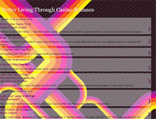 Tablet Screenshot of betterlivingthroughcasinobonuses.blogspot.com