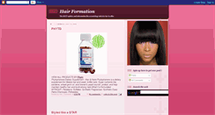 Desktop Screenshot of hair-formation.blogspot.com