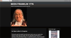Desktop Screenshot of beenfranklin.blogspot.com