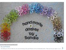 Tablet Screenshot of handmadedaisiesbysandie.blogspot.com