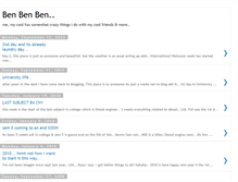 Tablet Screenshot of benmah.blogspot.com