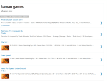 Tablet Screenshot of kamangames.blogspot.com
