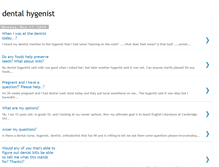 Tablet Screenshot of dental-hygenist2.blogspot.com