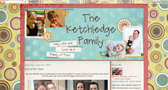 Desktop Screenshot of ketchledgefamily.blogspot.com