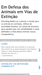 Mobile Screenshot of direitosanimais.blogspot.com