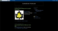 Desktop Screenshot of canadianpunjab.blogspot.com