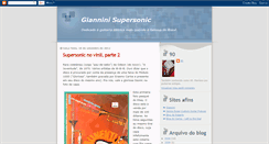 Desktop Screenshot of gianninisupersonic.blogspot.com