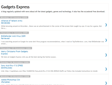 Tablet Screenshot of gadgetsexpress.blogspot.com