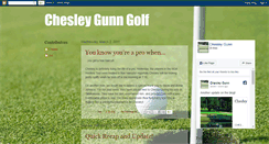 Desktop Screenshot of chesleygunngolf.blogspot.com