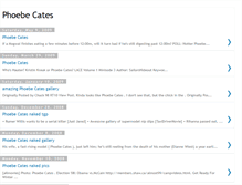 Tablet Screenshot of phoebecatesblog.blogspot.com