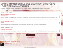 Tablet Screenshot of cristoballopezdelamanzanaraescritor.blogspot.com