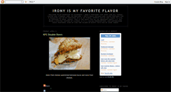 Desktop Screenshot of ironyismyfavoriteflavor.blogspot.com