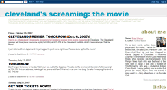 Desktop Screenshot of clevelandscreaming.blogspot.com