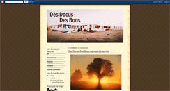 Desktop Screenshot of cueillette-de-docu.blogspot.com