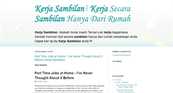 Desktop Screenshot of kerja-sambilan-di-rumah-anda.blogspot.com