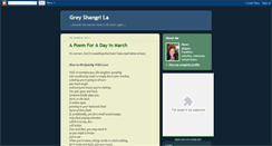 Desktop Screenshot of grey-shangrila.blogspot.com