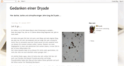 Desktop Screenshot of dryadesgedanken.blogspot.com