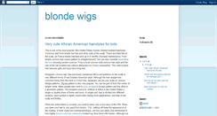 Desktop Screenshot of blondecurlywigs.blogspot.com