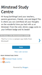 Mobile Screenshot of minsteadstudycentre.blogspot.com