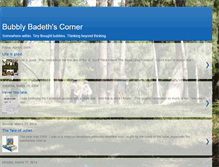 Tablet Screenshot of bubblybadeth.blogspot.com