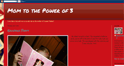 Desktop Screenshot of momtothepowerof3.blogspot.com