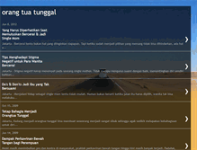 Tablet Screenshot of orangtuatunggal.blogspot.com