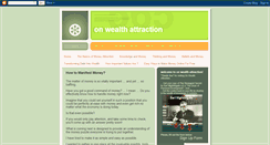 Desktop Screenshot of on-wealth-attraction.blogspot.com