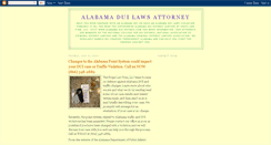 Desktop Screenshot of alabama-dui-laws.blogspot.com