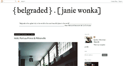 Desktop Screenshot of janiewonka.blogspot.com