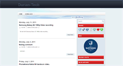 Desktop Screenshot of durian-tech.blogspot.com