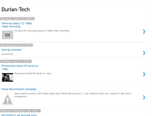 Tablet Screenshot of durian-tech.blogspot.com
