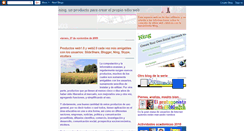 Desktop Screenshot of construyendo-mi-sitio-web.blogspot.com