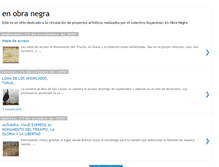 Tablet Screenshot of colectivoenobranegra.blogspot.com